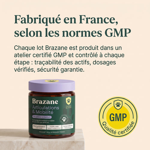 Fabriqué en France selon les normes GMP