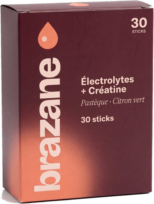 Boîte de 30 sticks Brazane Électrolytes + Créatine